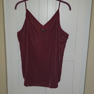 Express Velvet downtown Cami